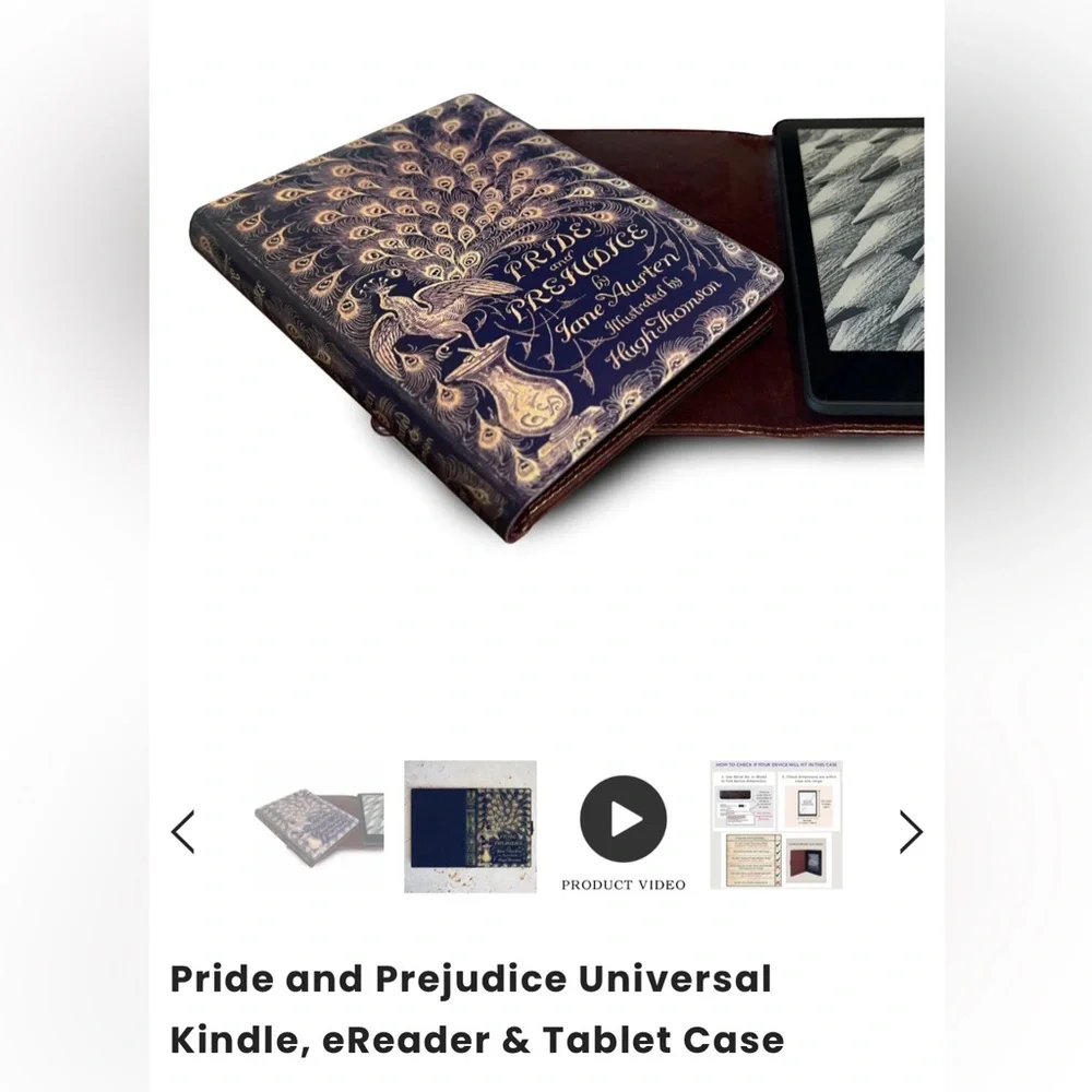 Pride and Prejudice Universal Kindle, eReader & Tablet Case - NWT *personalized*